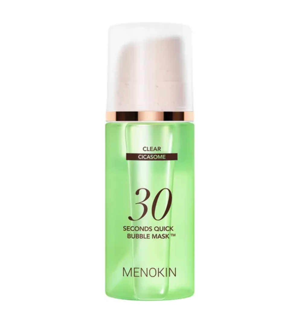 Menokin 30 Seconds Quick Bubble Mask Clear 95 ml leave-on bubbelmask för känslig hud
