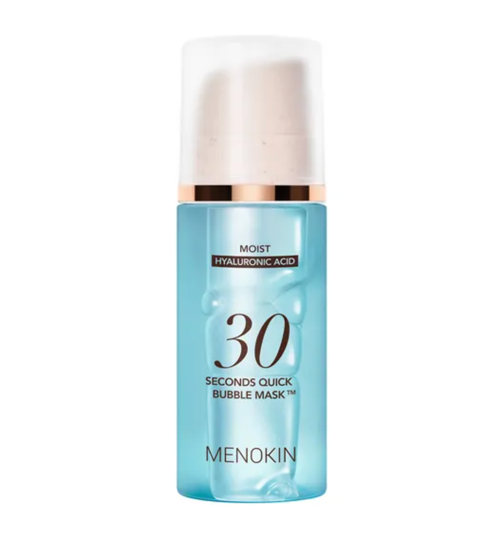 Menokin 30 Seconds Quick Bubble Mask Moisture 95 ml återfuktande leave-on bubbelmask