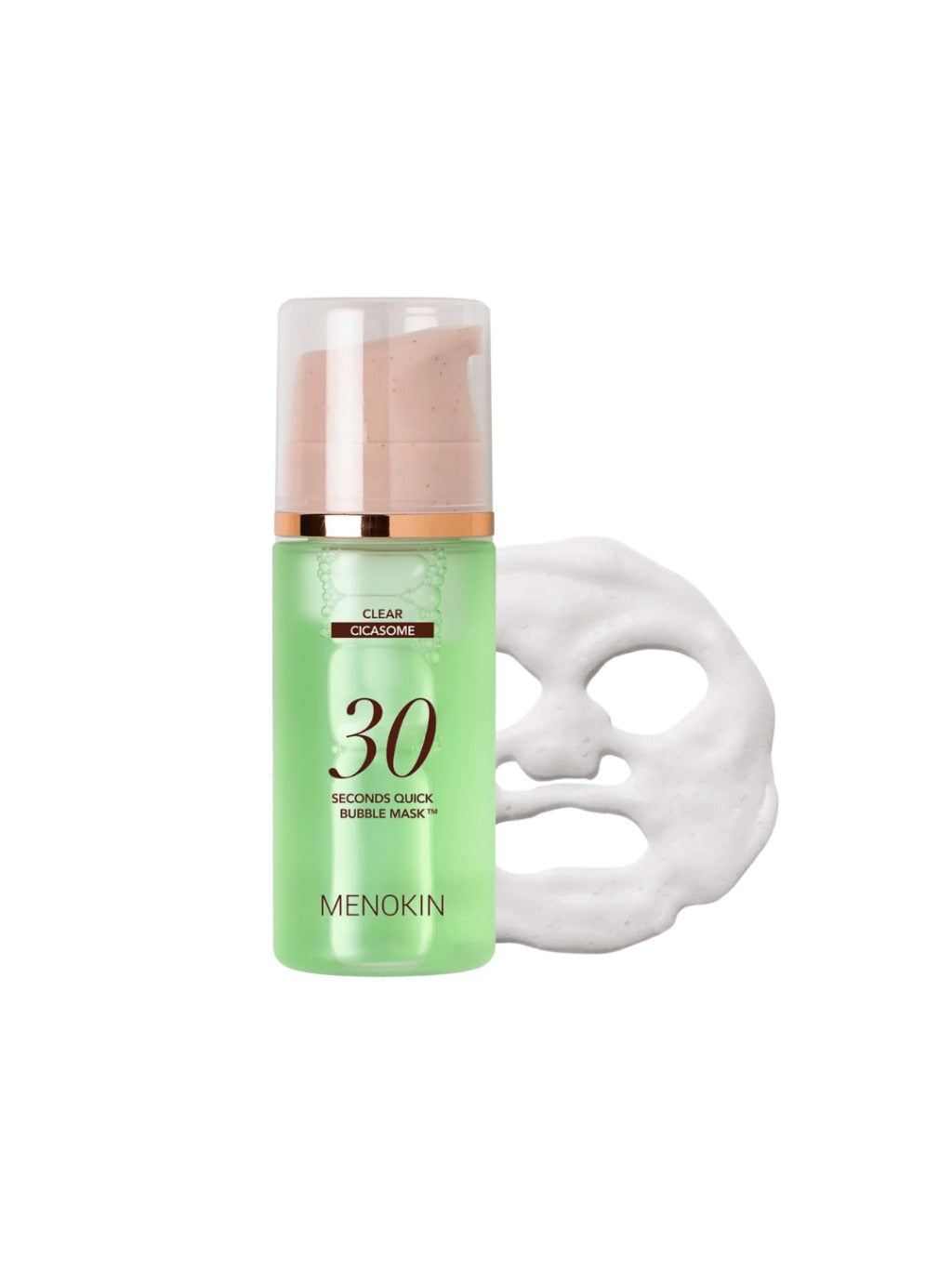 Återfuktande bubbelmask med Heartleaf och Centella Asiatica från Menokin