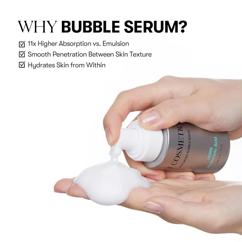 Micro bubble serum with PDRN and ginseng water