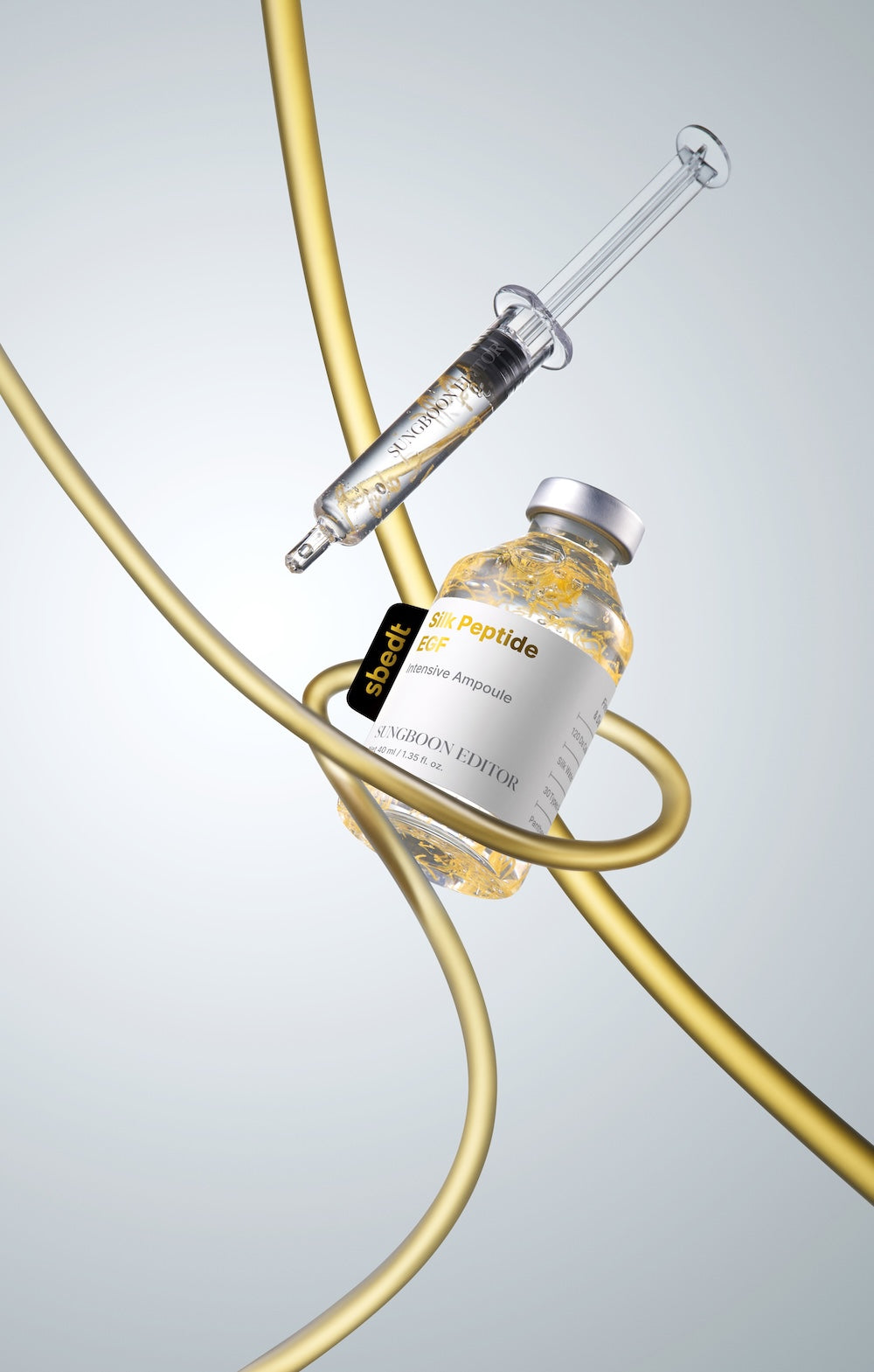Multi peptide ampoule for mature and tired looking skin