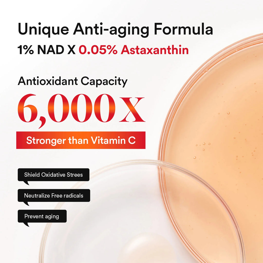 Anti-age serum med kraftfulla antioxidanter för fastare hud, förbättrad hudstruktur och naturlig lyster