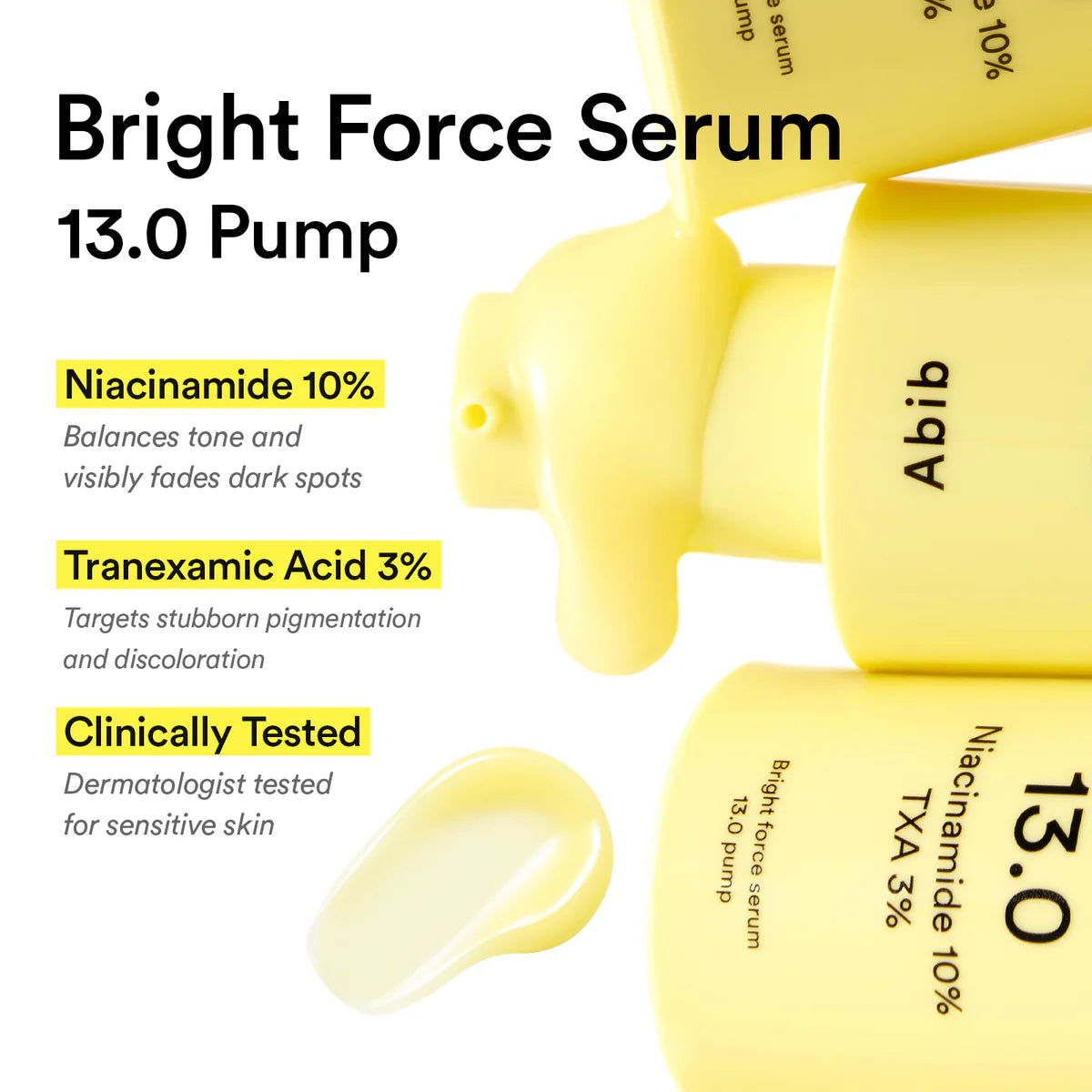 Serum med niacinamid, tranexamsyra och alpha arbutin som hjälper till att reducera melasma och post-akne märken