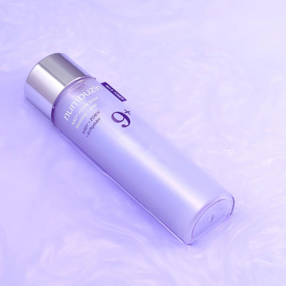 Toner med PDRN, peptider och vitamin B12 för glass skin