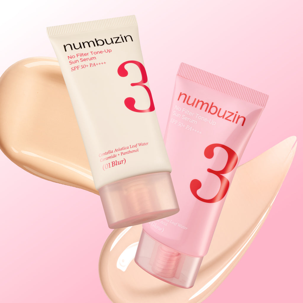 Glow solserum från Numbuzin som jämnar ut hudtonen och skyddar huden mot UVA- och UVB-strålar