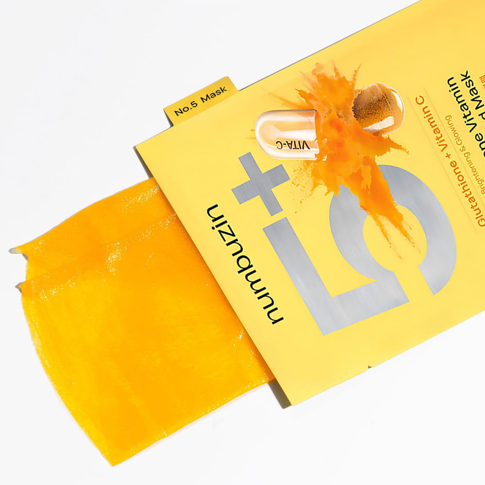 Numbuzin sheet mask med glutathione och vitamin C