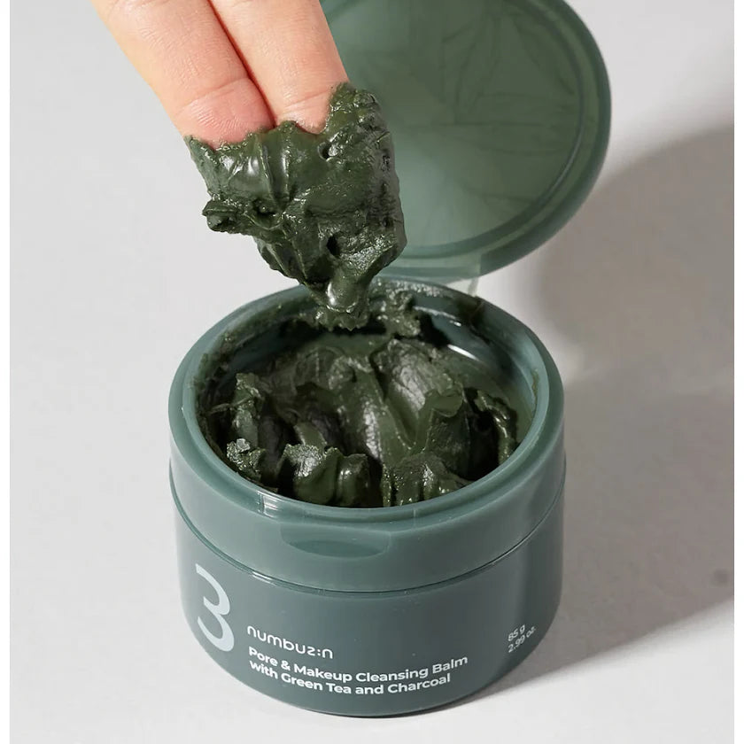 Numbuzin No.3 Pore & Makeup Cleansing Balm With Green Tea And Charcoal Numbuzin