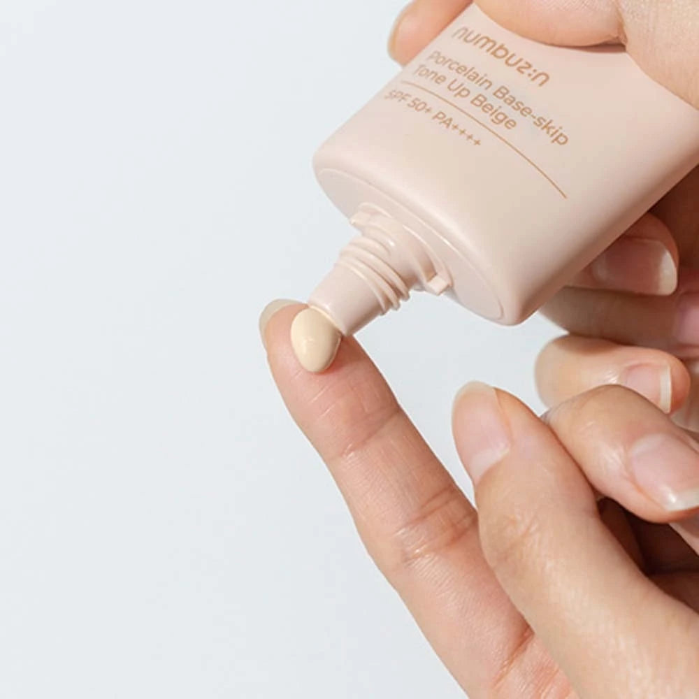 Numbuzin nr. 3 porselensbase med toneoppsett i beige 50 ml