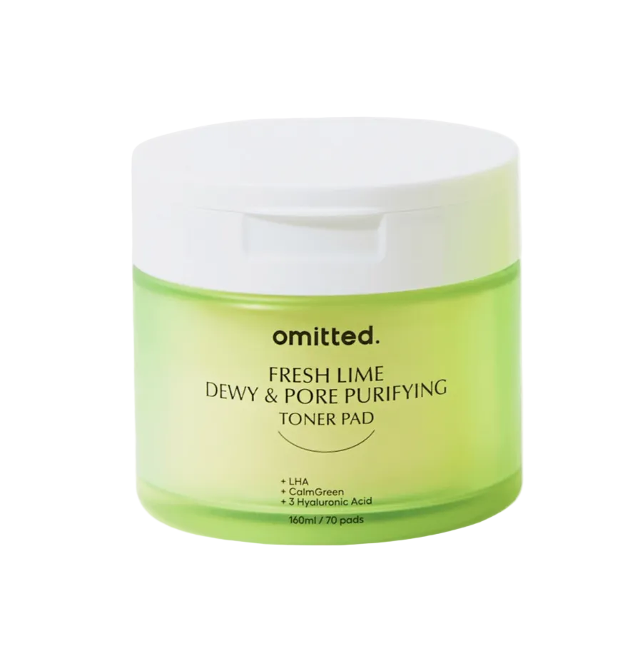 Omitted Fresh Lime Dewy Pore Purifying Toner Pad 70 pads