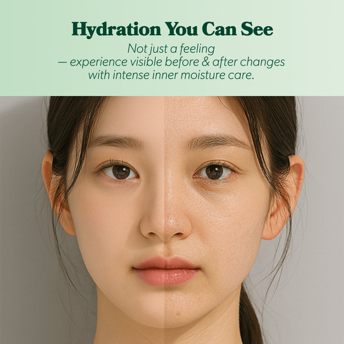 Glowgivande K-beauty moisturizer för torr hud