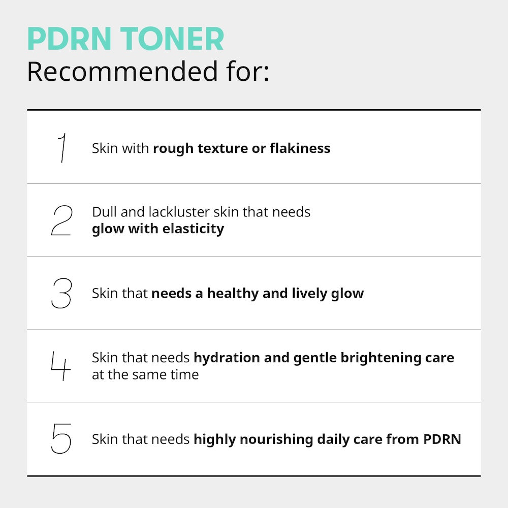 Panax PDRN toner med ginsengextrakt för fastare och mer strålande hud