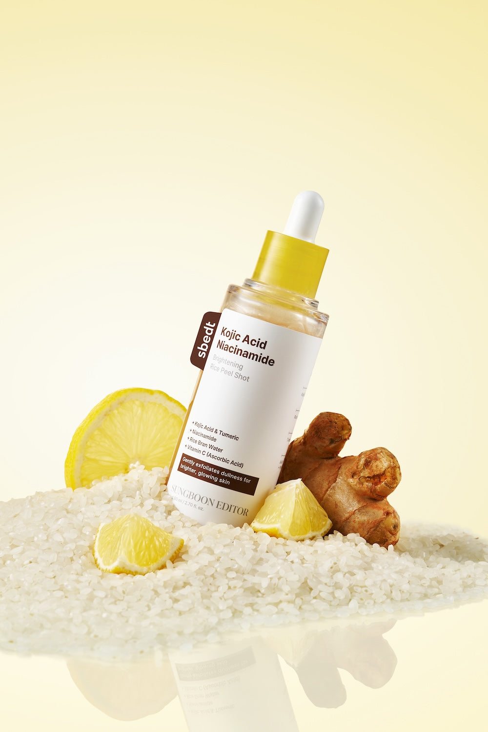 Exfoliating rice peel treatment for pigmentation concerns and smoother skin