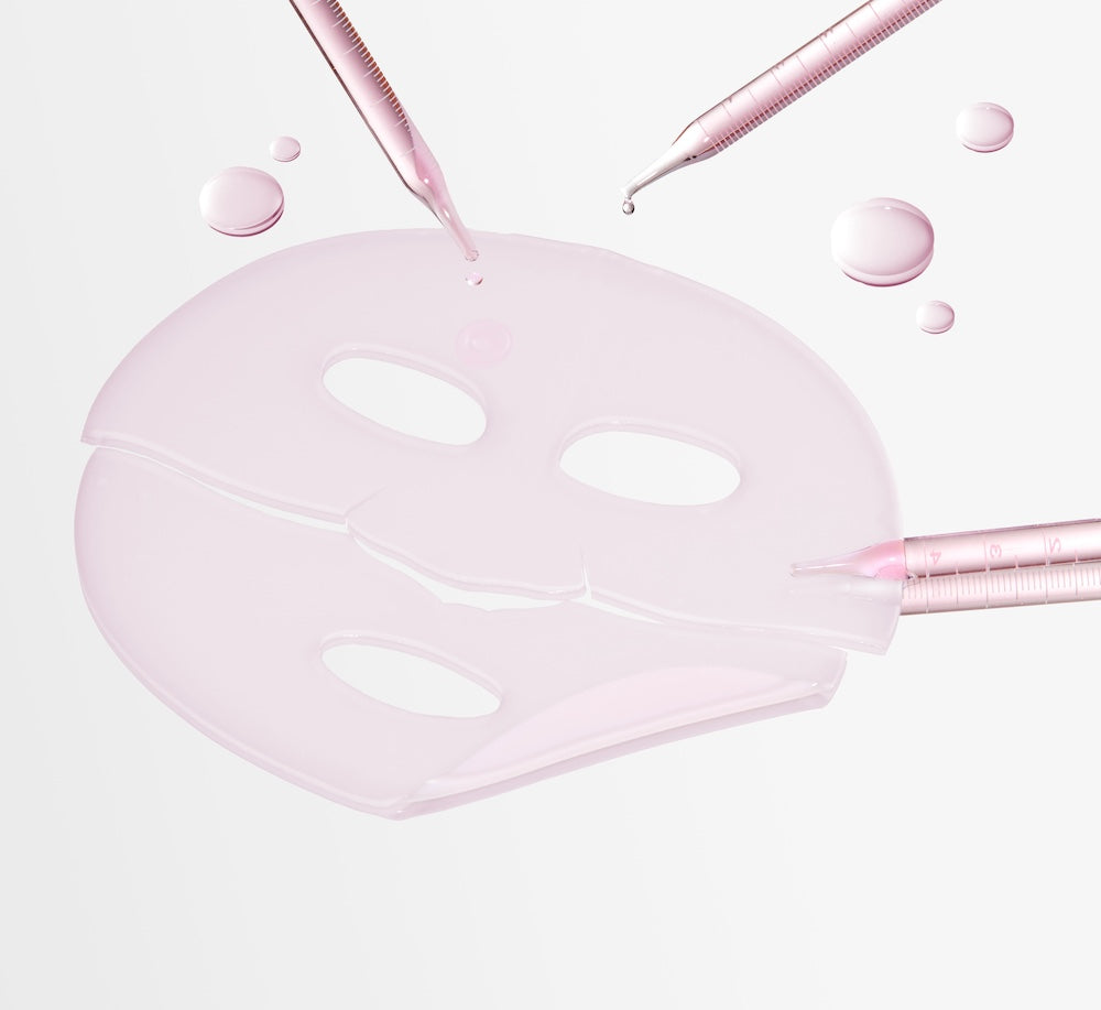 Hydrating pink collagen sheet mask from Medicube 4 pack gives radiant glow and deep moisture (återfuktande sheet mask för lyster)
