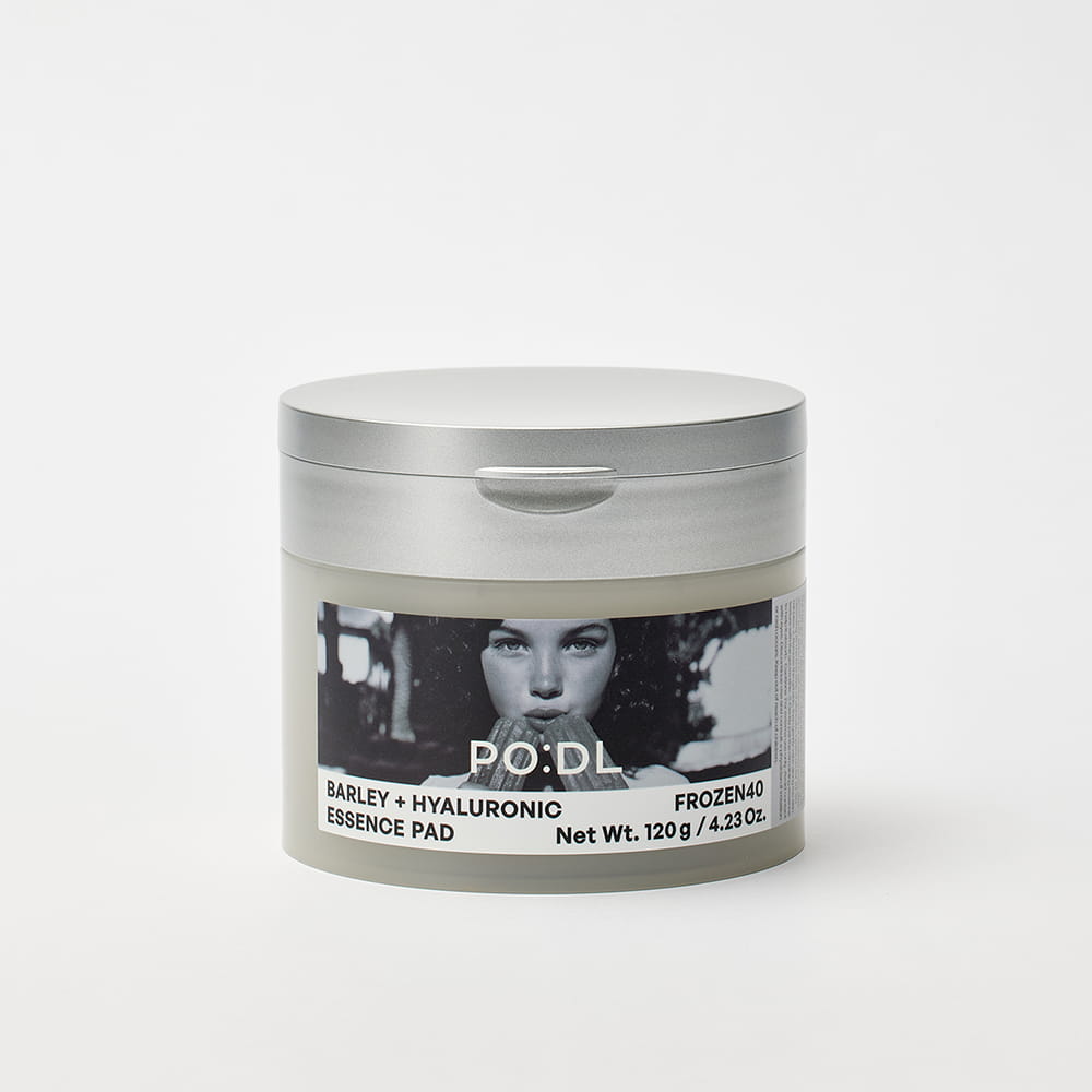 PO DL Barley Hyaluronic Essence Pads som återfuktar och minskar porer