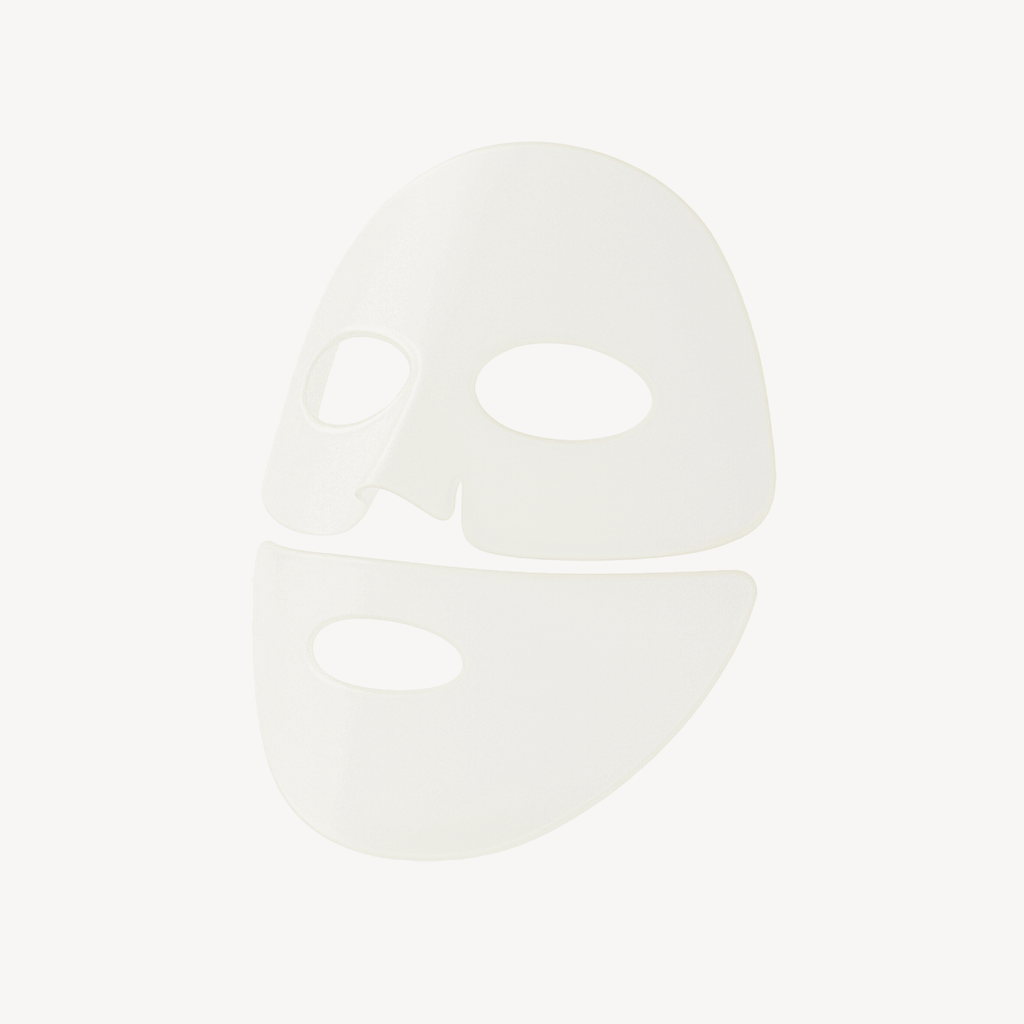 Hydrogel face mask with rice extract for hydration and natural glow