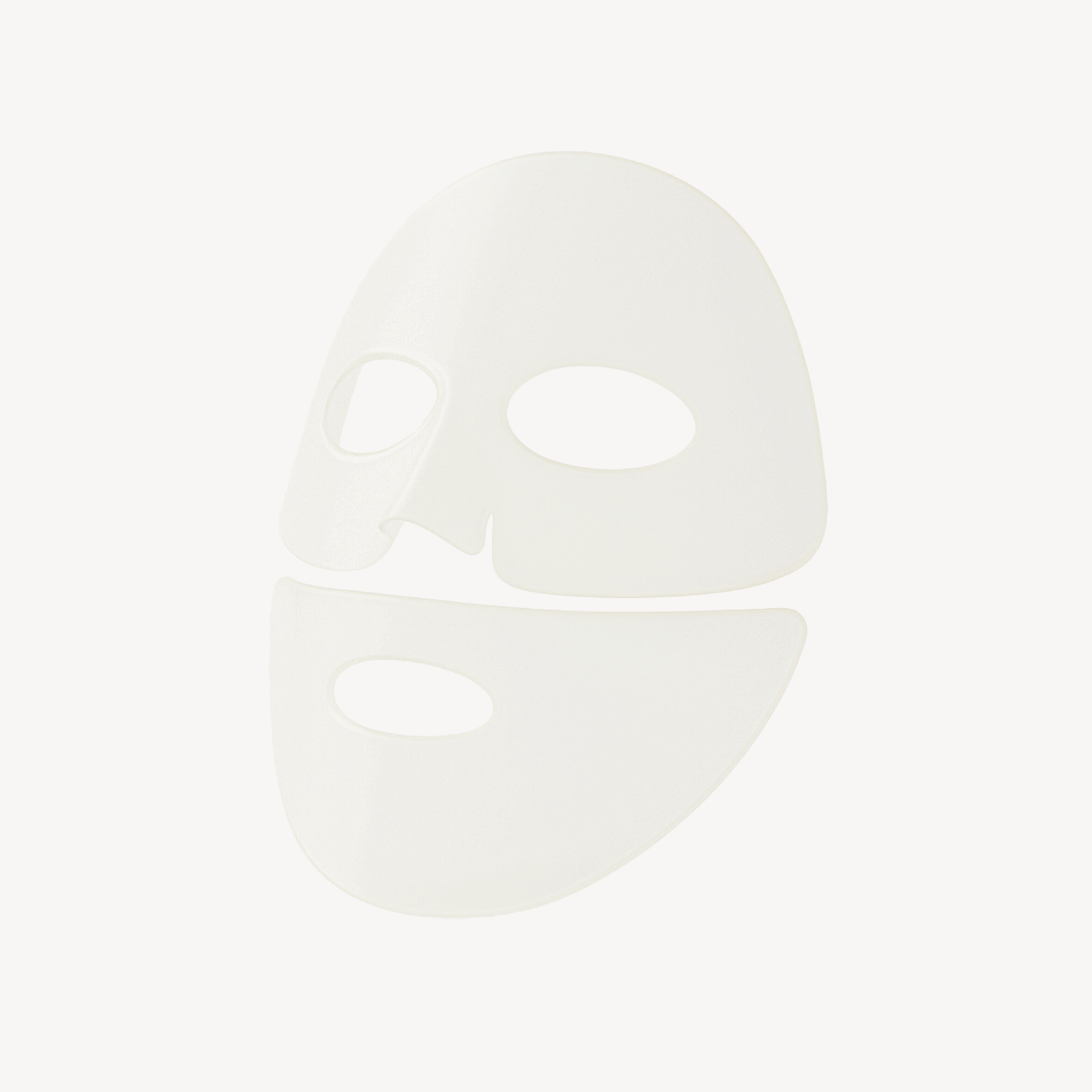 Hydrogel face mask with rice extract for hydration and natural glow