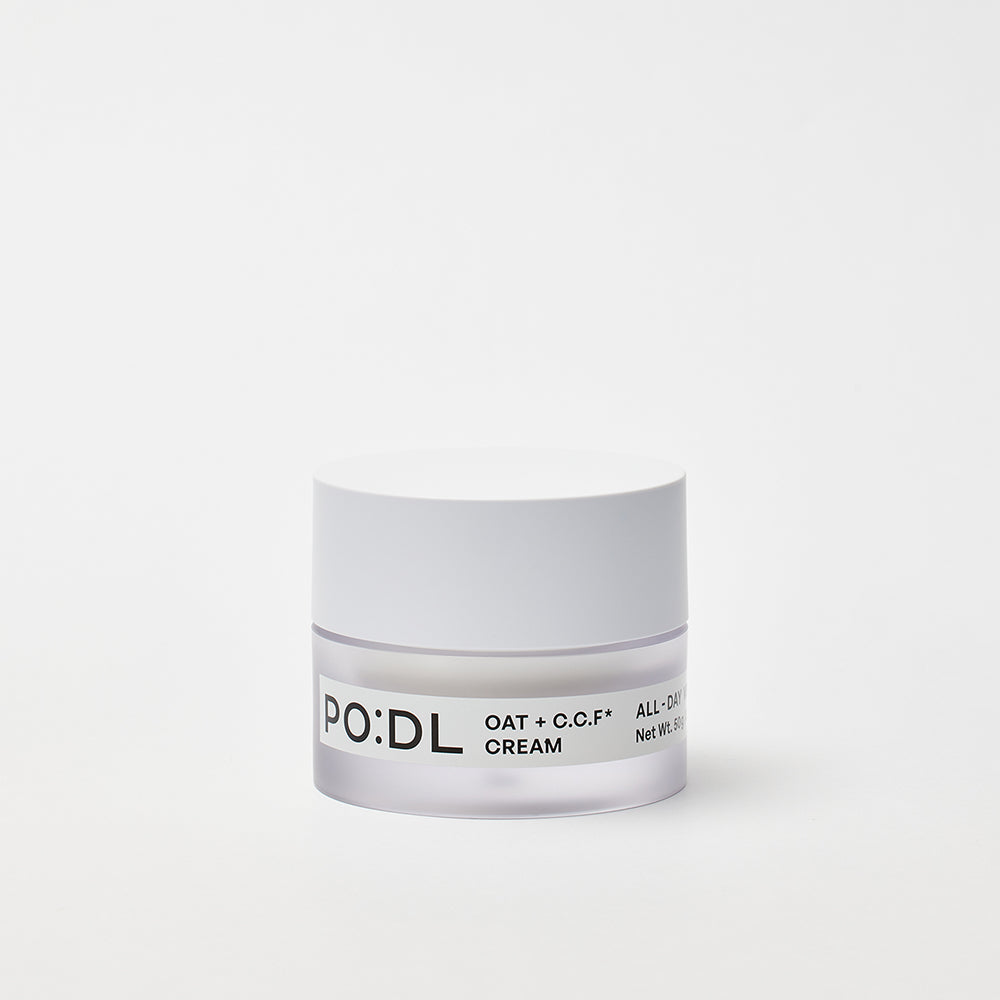 PO DL Oat Ceramide Cream korean skincare moisturizer som stärker hudbarriären och återfuktar torr hud