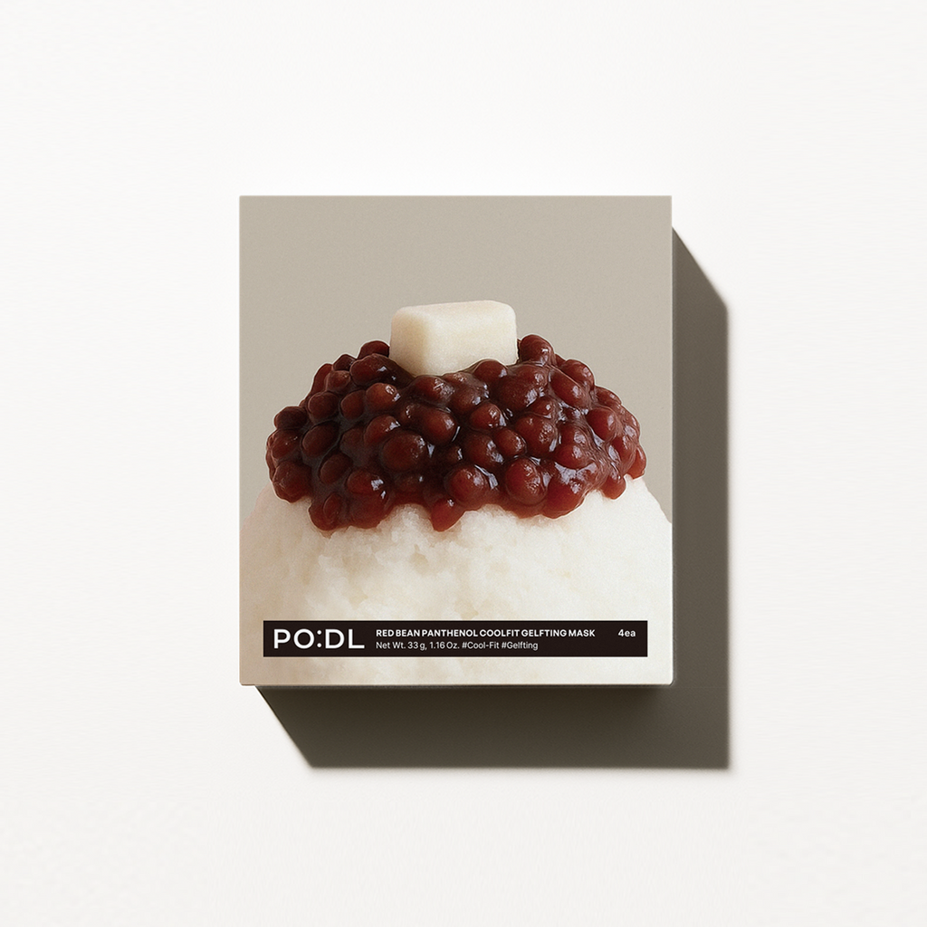 PO DL Red Bean Panthenol Mask sheet mask som återfuktar och lugnar huden