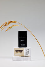 PO:DL watery sun serum SPF50 used under makeup smooth finish