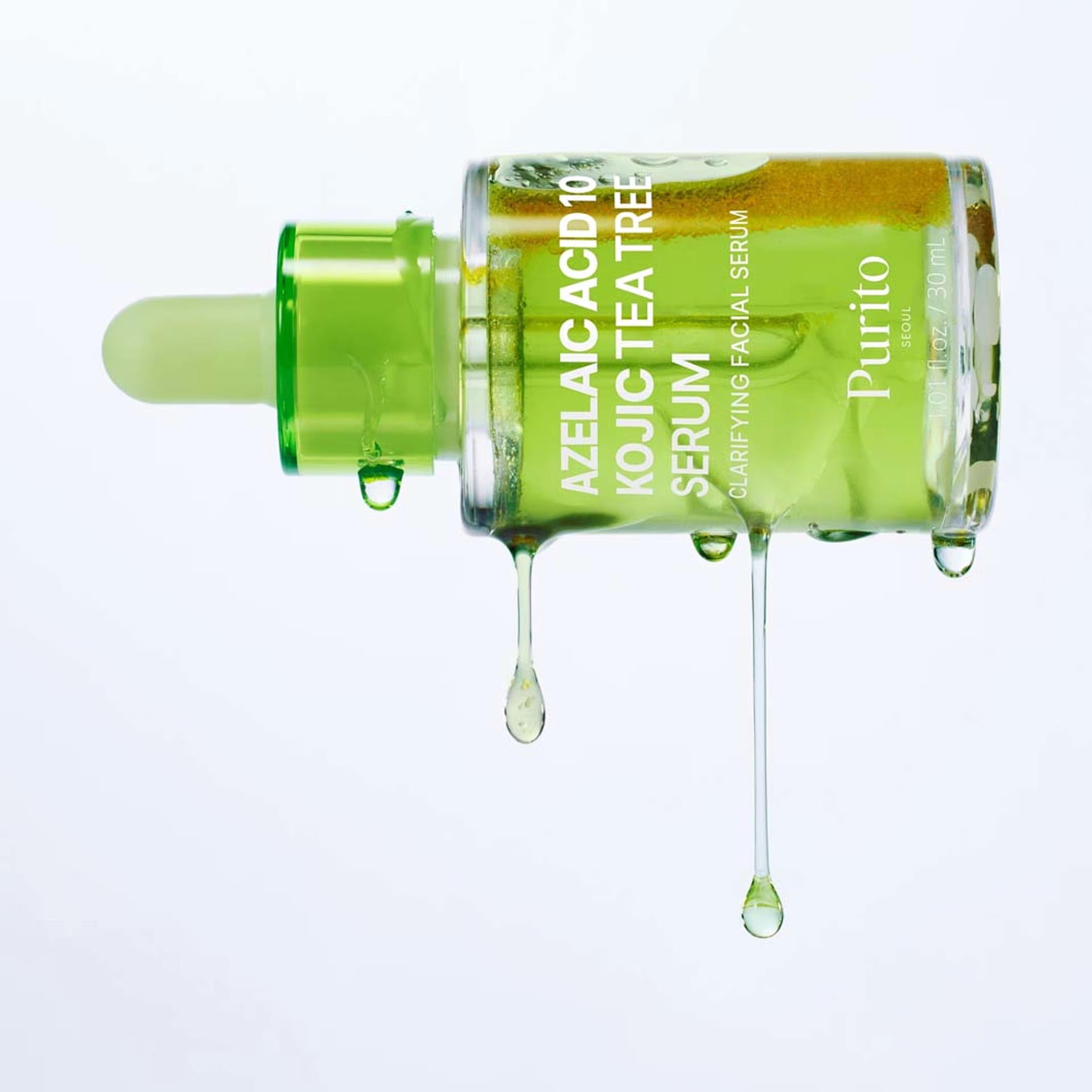 PURITO Azelaic Acid 10 Kojic Tea Tree Serum med serumdroppar