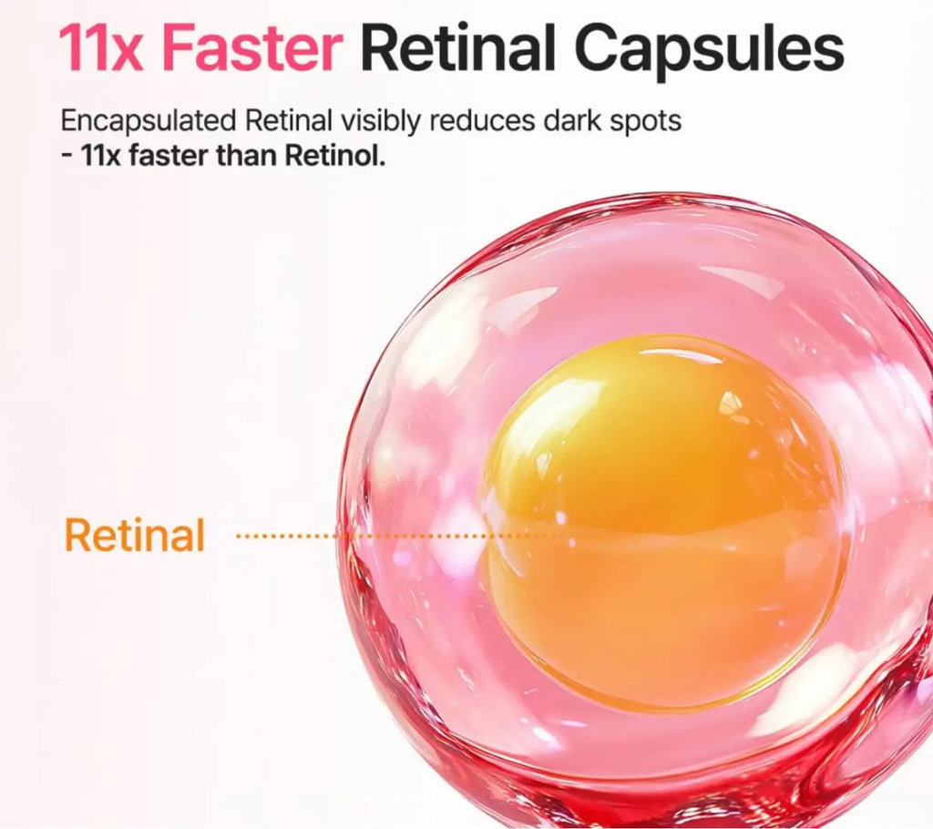Inkapslad retinal i PURITO TXA 6 Niacinamide 10 Retinal Serum
