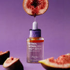PURITO Retinol Retinal 2000 NAD+ Serum fotograferat med fikon