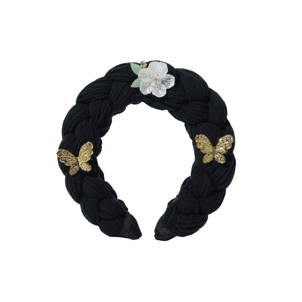 Pyunkang Yul Royal Elegance Hairband, lyxigt hårband för hudvårdsrutin och ansiktsbehandling.