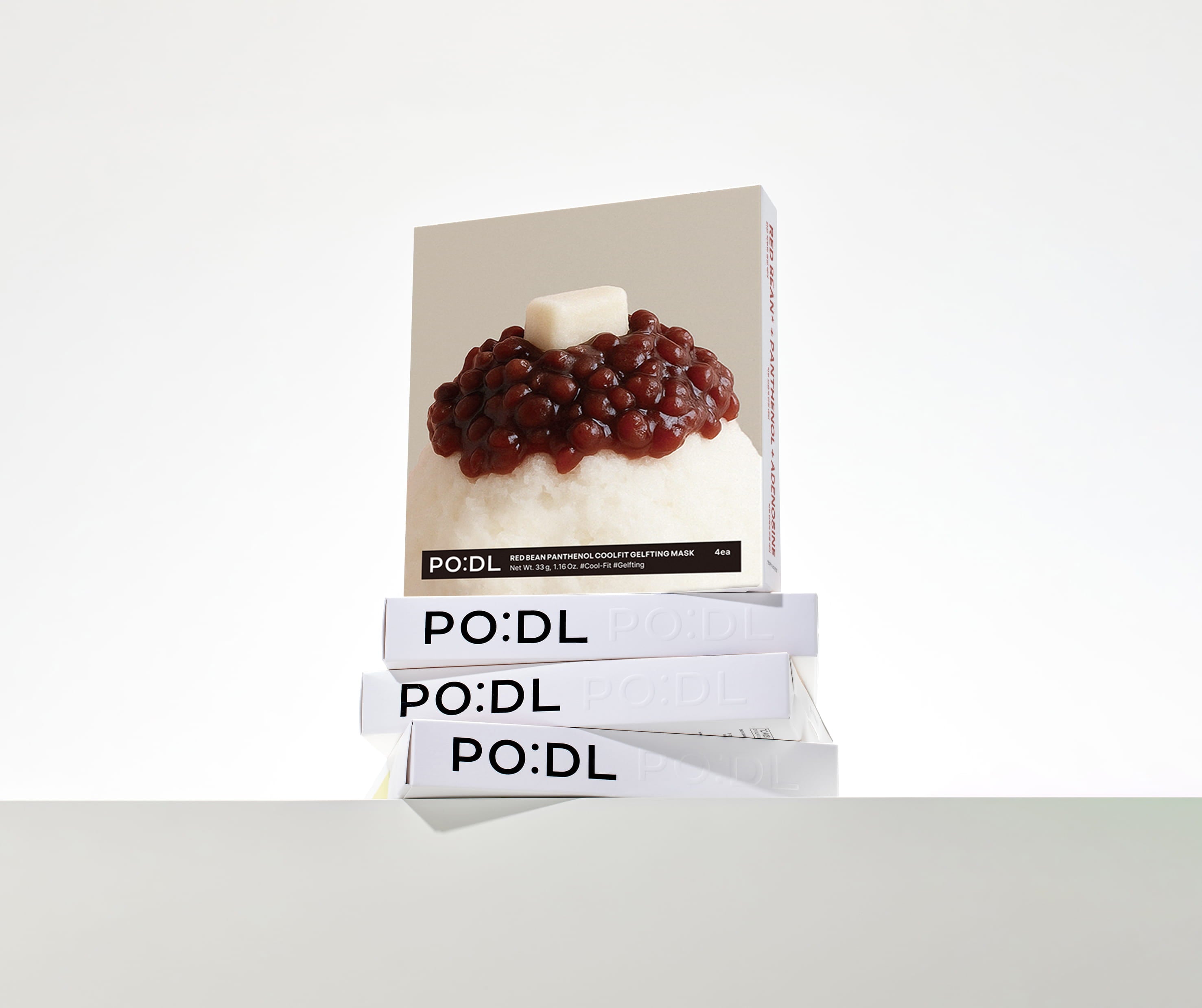 sheet mask med röd böna och panthenol för återfuktad hud