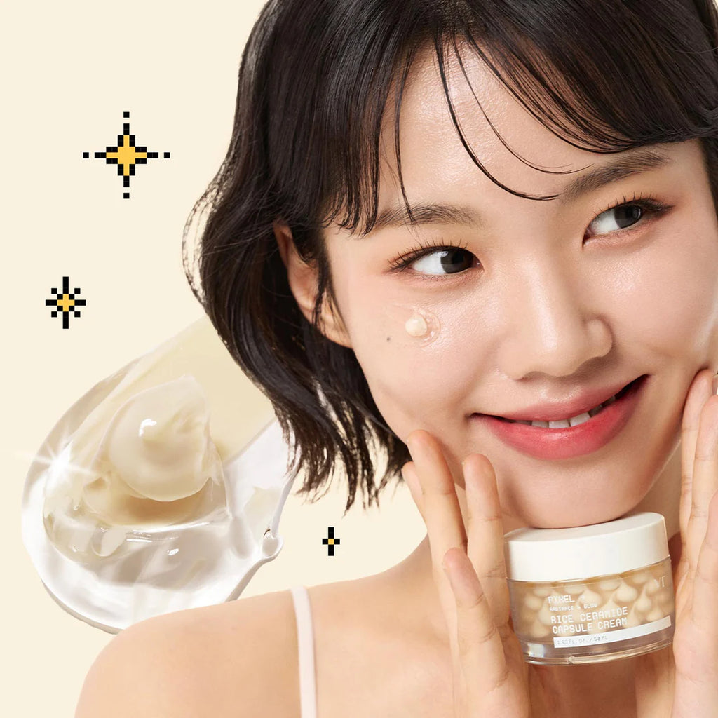 Rice Ceramide Cream för glow och långvarig återfuktning