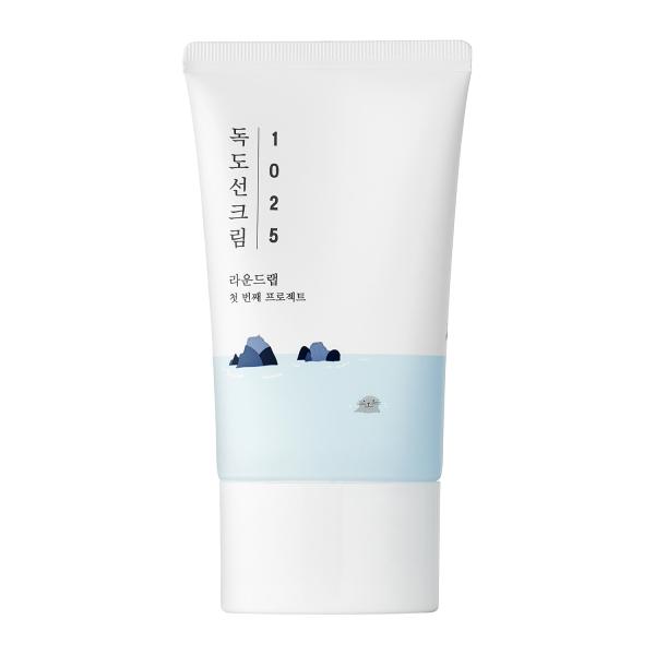 ROUND LAB 1025 Dokdo Sunscreen SPF50+ PA++++ lightweight sunscreen with UVA UVB protection for face