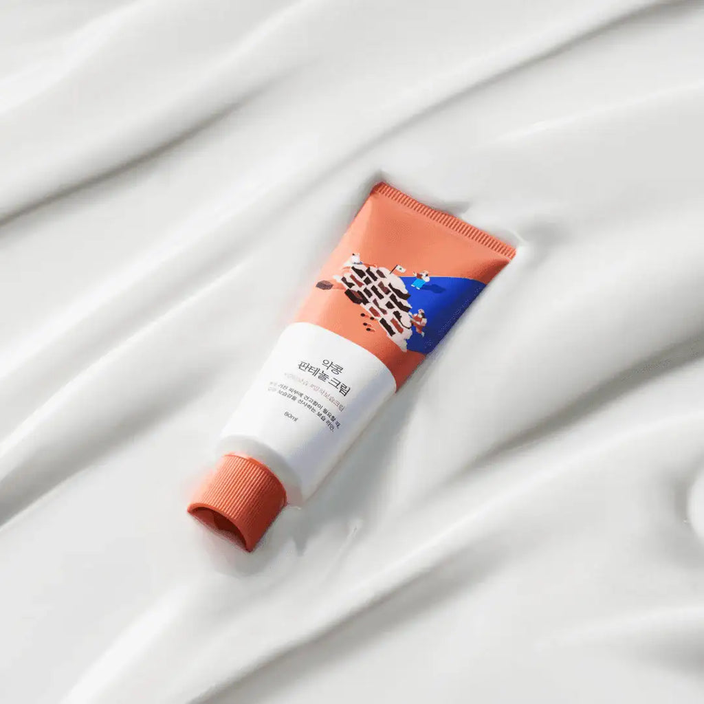 ROUND LAB Soybean Nourishing Cream korean moisturizer for dry sensitive skin with deep hydration and smooth texture