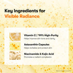 Serum med glutathione och kojic acid för jämnare hudton