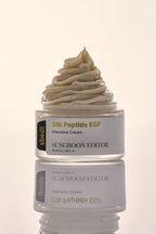 Silk peptide cream with collagen and ceramides for mature skin