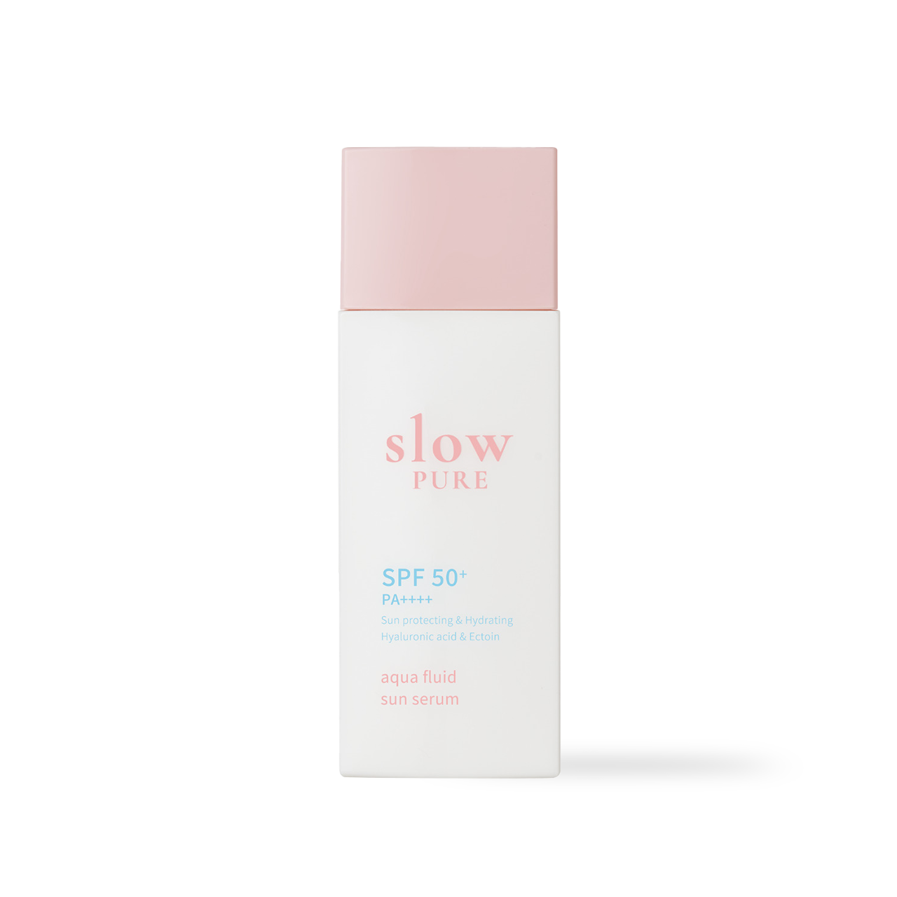 Slowpure Aqua Fluid Sun Serum SPF50+ PA++++ lätt solserum för ansiktet med högt UV-skydd och återfuktning