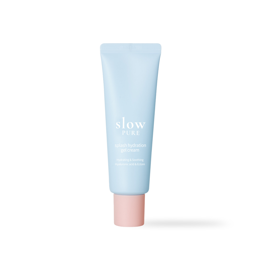 Slowpure Aqua Gel Cream lätt ansiktskräm med björksav och hyaluronsyra för återfuktad hud