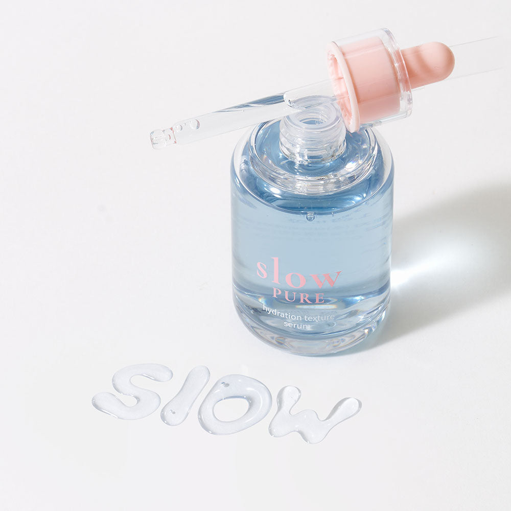 Slowpure Hydration Texture Serum with 80 percent birch juice for deep hydration and healthy glowing skin