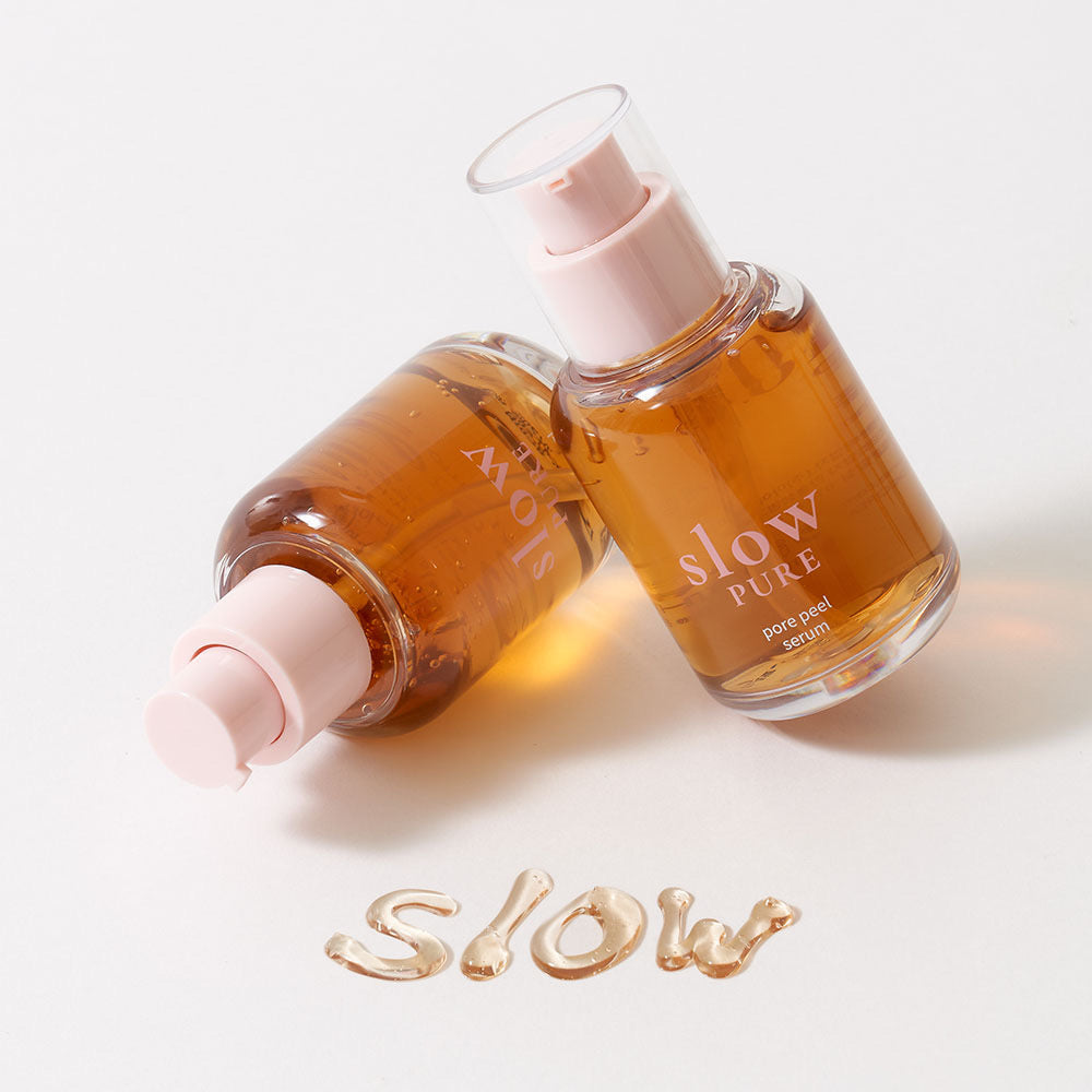 Slowpure Pore Peel Serum för synliga porer oljig hud och balanserad talgproduktion