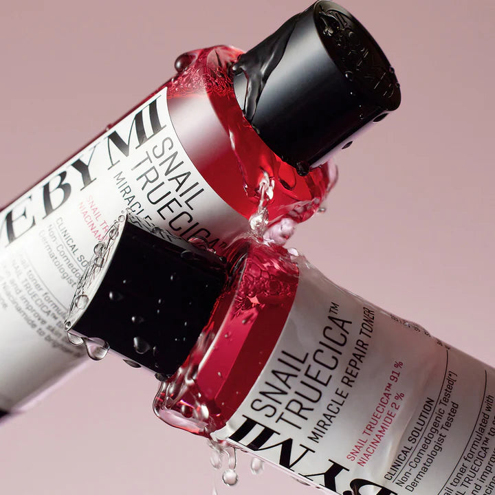 Snail mucin toner with niacinamide for hydrated and radiant skin