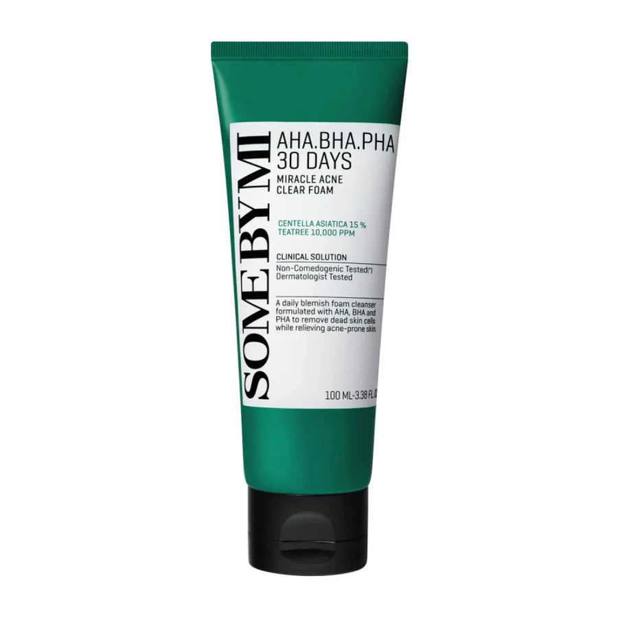 Some By Mi AHA BHA PHA 30 Days Miracle Acne Clear Foam 100ml