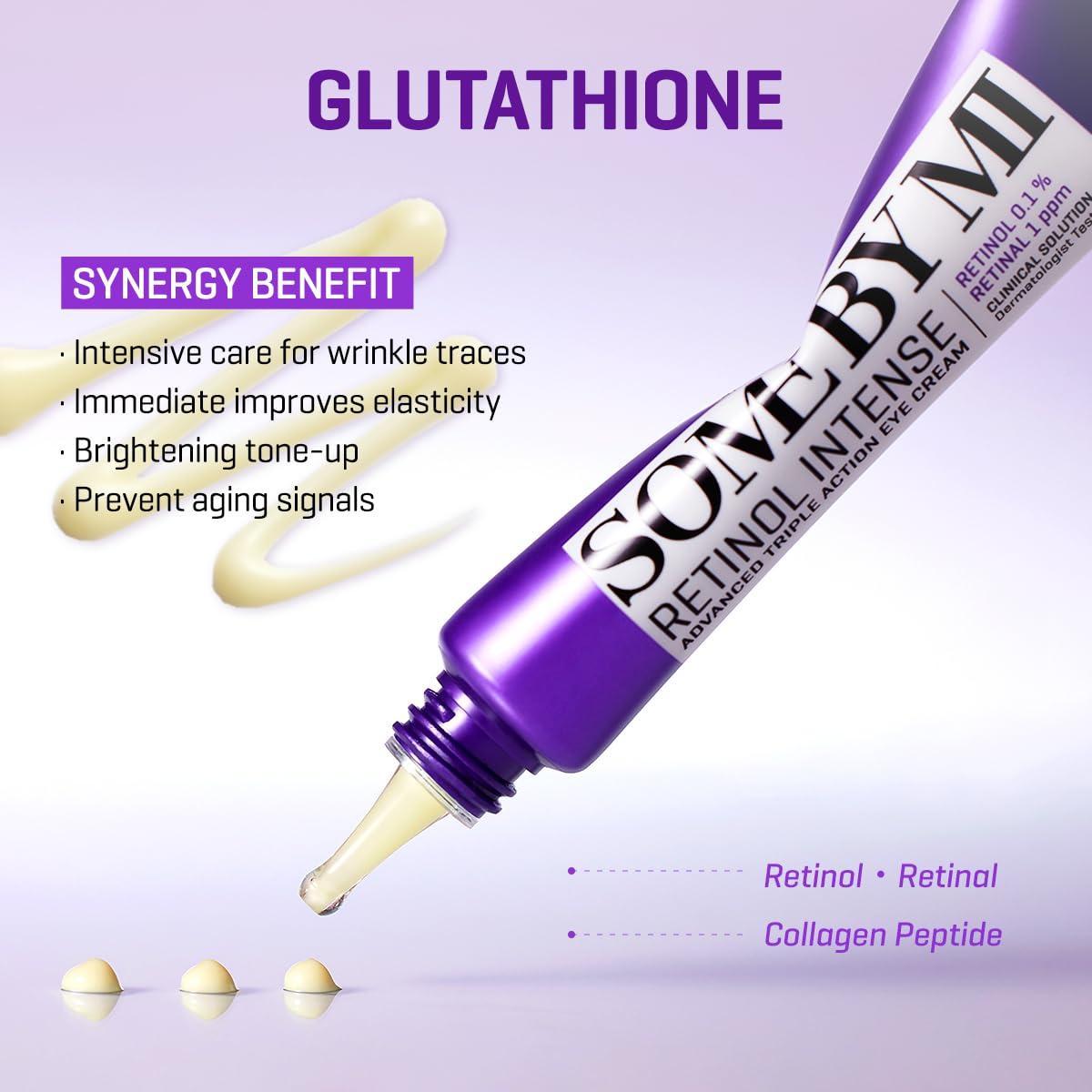 Korean retinol eye cream for smoother and firmer looking skin