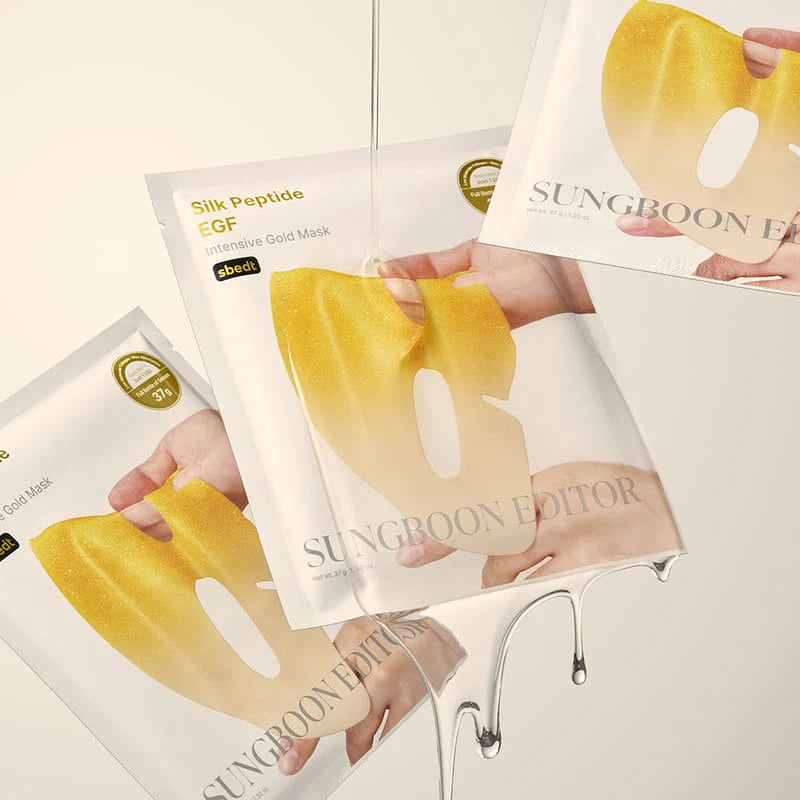 Firming hydrogel mask with peptides and collagen