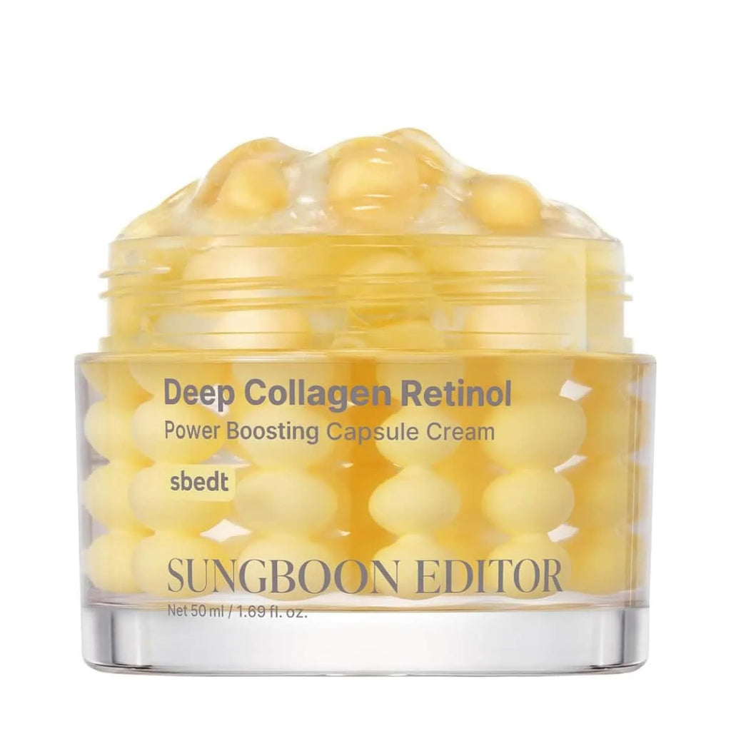 SUNGBOON EDITOR retinol cream 50 ml med kollagen, koreansk ansiktskräm som reducerar rynkor och förbättrar hudens elasticitet.