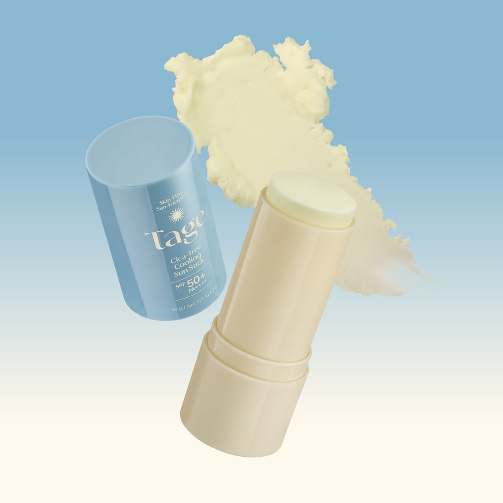 Koreansk sun stick med tea tree och cica från TAGE