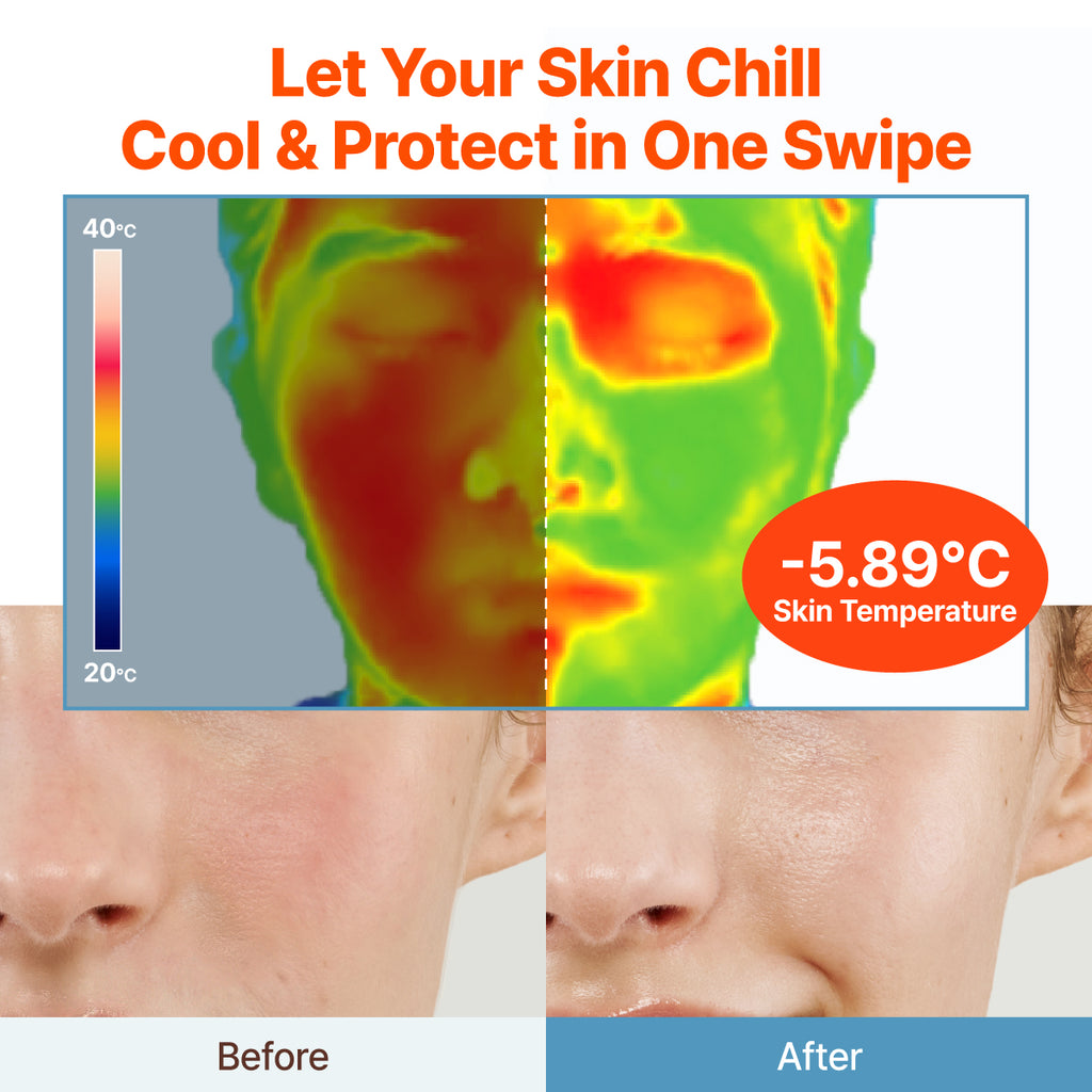 TAGE Cooling Sun Stick för enkel återapplicering av SPF
