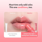 Comparison of standard lip colour and conditioning TIAM lip serum
