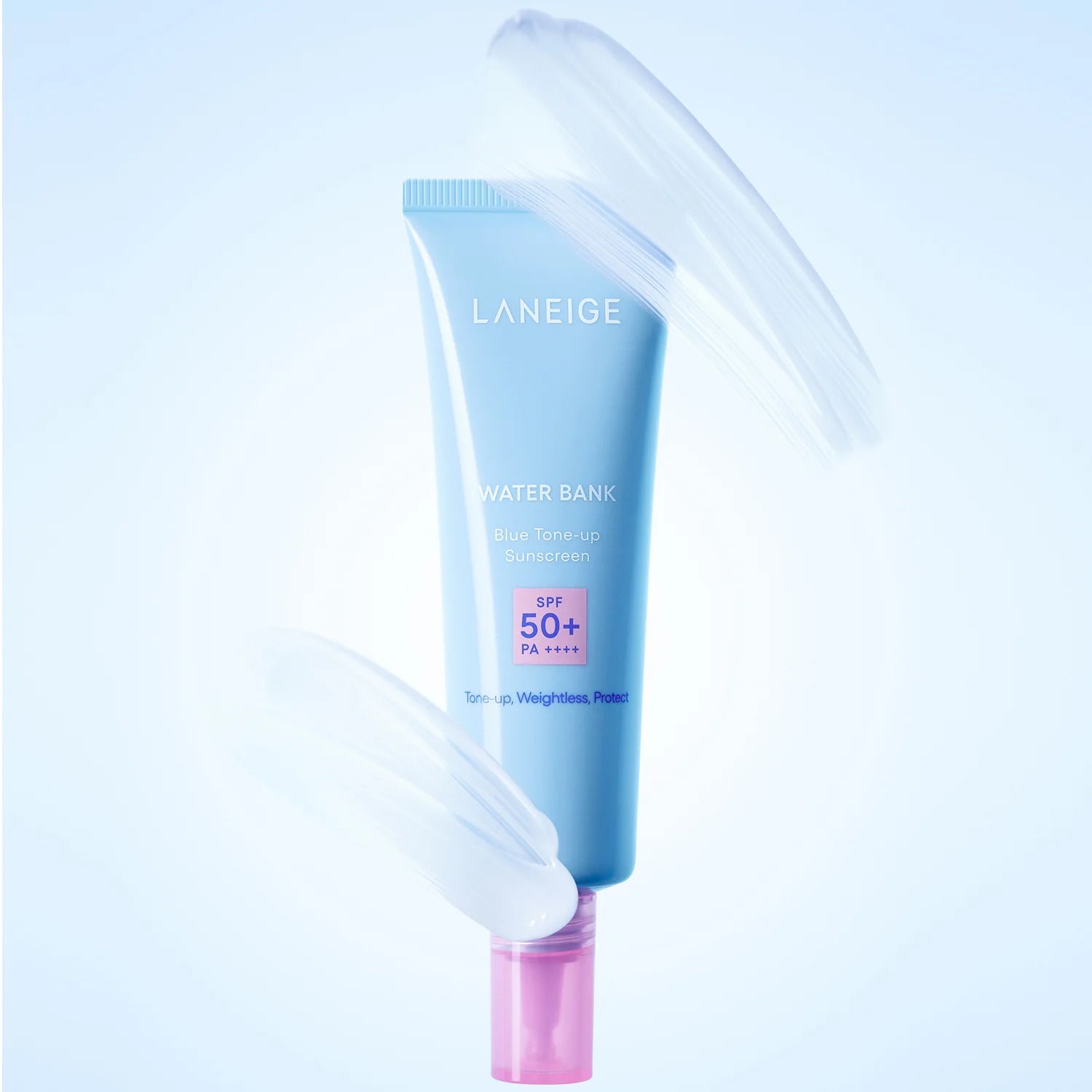 Koreansk SPF50+ PA++++ solkräm med niacinamid och squalane för dagligt UV-skydd