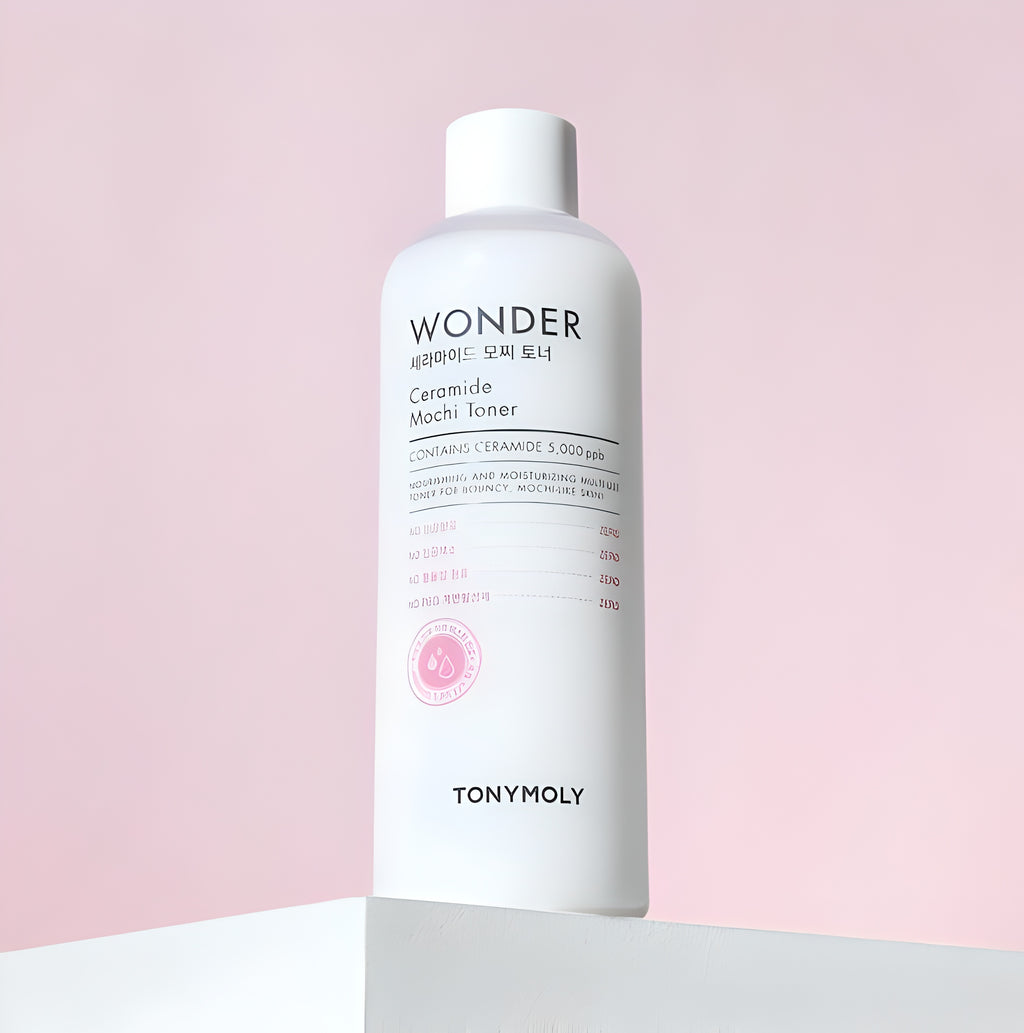 TONYMOLY Wonder Ceramide Mochi Toner – koreansk hudvård för mjuk och fyllig mochi skin