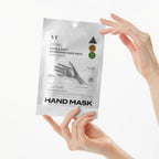 Touchscreen compatible moisturizing hand mask for dry skin