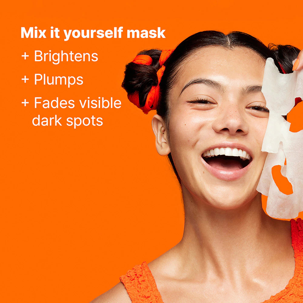 Vitamin C face mask for brighter and more radiant skin