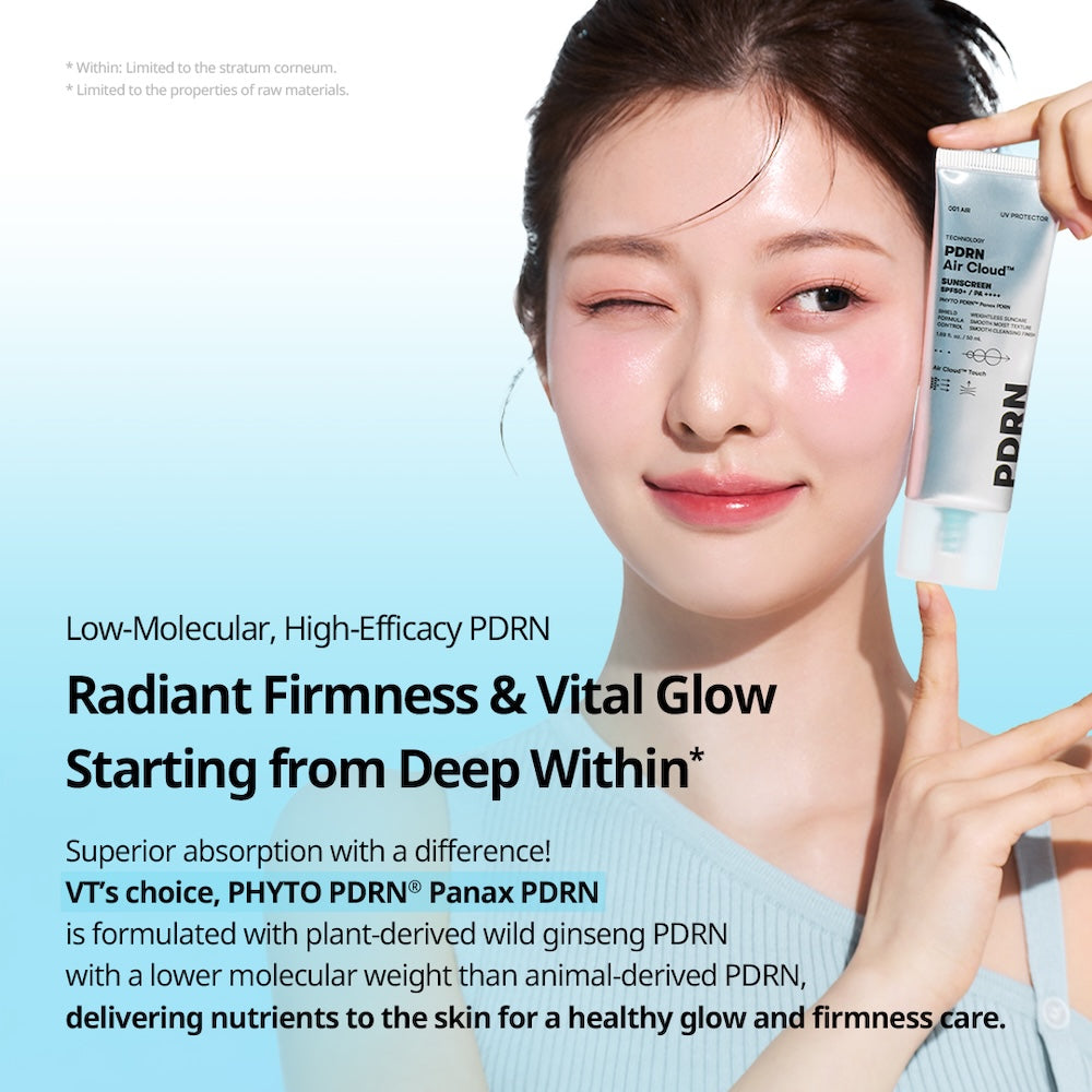 Så använder du VT Cosmetics PDRN Air Cloud Sunscreen